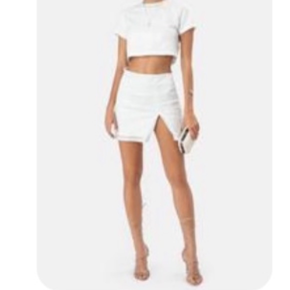 Laney Sequin Skirt & Cut-Out Top - Picture 2 of 2